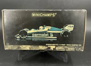 □M243 MINICHAMPS ミニチャンプス 1/18 BRABHAM ブラバム BMW BT52・N.PIQUET・WORLD CHAMPION 1983 ダイキャストミニカー