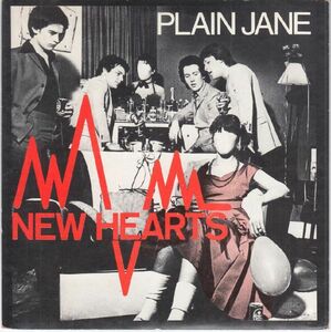 英ニューウエイブ、MOD　ニュー・ハーツ　７“　Plain Jane　ピクチャー・スリーブ　1978年