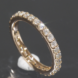  Ponte Vecchio PV full Eternity ring 8 number diamond 0.65ct K18PG E0751