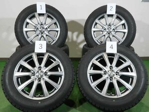 4本 VEX 15インチ 5.5J +50 4H 100 スタッドレス グッドイヤー アイスナビ 7 2022年 185/65R15 日産 ノート E13 ホンダ フリード GB3 GB4