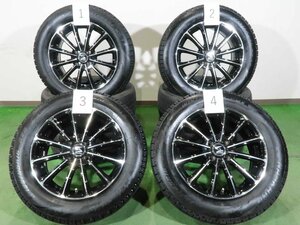 4本 社外 16インチ 6J +45 4H 100 スタッドレス ナンカン WINTERSAF WS-1 2021年 195/65R16 トヨタ ライズ ライズ ロッキー HV車 装着不可