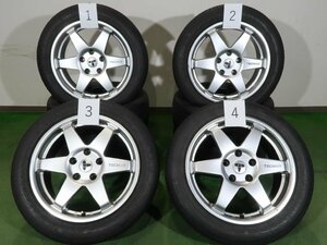 4本 TECMAG 17インチ ホイール 7J +45 5H PCD 120 ラジアル ナンカン AS-1 2021年 205/55R17 MINI ミニ クロスオーバー R60 ペースマン R61