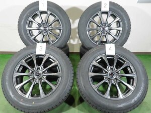 4本 社外 17インチ 7J +48 5H 114.3 スタッドレス ダンロップ ウインターマックス SJ8 225/65R17 CX-5 CX-8 エクストレイル アウトバック