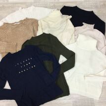 A1316 ニットまとめ NICECLAUP ZARA などレディース 15点 まとめ売り 古着 業販_画像1