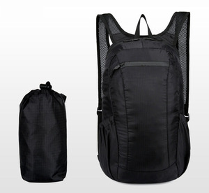  мобильный рюкзак складной легкий compact предотвращение бедствий рюкзак ( черный )
