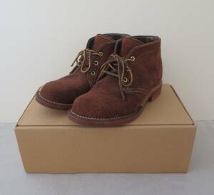 【中古美品】VIBERG × THE FLAT HEAD スエードチャッカブーツ Size:6 / 靴底張替済