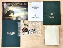 3096■ ROLEX ロレックス サブマリーナ 16613 D番 空箱 冊子 取扱説明書 カードケース ギャランティ等 中古 本体無し 箱痛み 現状品_画像7