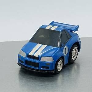 ちびっこチョロQ スカイライン GT-R (R34) ブルー #1 （Q07164