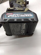 makita 充電式インパクトドライバ TD002G 40V 本体、バッテリーBL4025 セット！動作良好_画像4