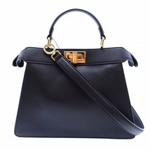 フェンディ FENDI ピーカブー アイーシーユー スモール ISeeU 2way ハンド ショルダー バッグ レザー ズッカ 8BN327 AQ09 F1N1U a20_画像1