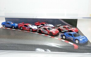 コンビニ　缶コーヒーおまけ　京商　KYOSHO　フェアレディZ スカイライン　素人ジオラマ風　6台セット