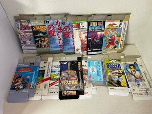 【箱のみ】　スーパーファミコン　SFC　かまいたちの夜　ワイルドトラックス　スラムダンク　スターフォックス　セット