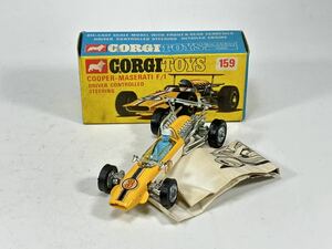 (s483) CORGI TOYS 159 COOPER-MASERATI F1 コーギー ミニカー 当時物