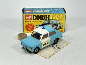 (s484) CORGI TOYS 506 POLICE PANDA IMP コーギー ミニカー 当時物 