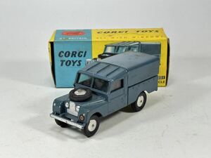 (s485) CORGI TOYS 351 LAND-ROVER R.A.F. VEHICLE コーギー ミニカー ランドローバー 当時物 