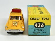 (s622) CORGI TOYS 436 CITROEN SAFARI ID19 コーギー ミニカー シトロエン サファリ 当時物_画像6