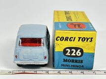 (s623) CORGI TOYS 226 MORRIS MINI-MINOR コーギー ミニカー 当時物_画像3