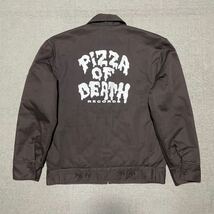 Dickies Pizza Of Death Records ディッキーズ ピザオブデス コラボ ワーク ジャケット ブラウン S Hi-STANDARD 横山健 ken yokoyama_画像2