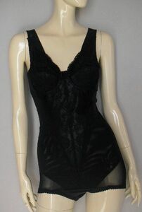  warehouse . new goods D100Q black wire entering shoulder comfortably hard power net made body suit made in Japan 