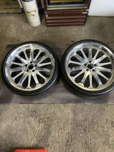 バリ溝夏タイヤ MICHELIN PILOT SPORT4S 255 30 22 9J 33 295 25 22 10J 35 PCD120 5H WALD ポルトフィーノ レクサスLS LC等 2本