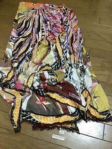 良品【EMILIO PUCCI/エミリオプッチ】ストール★大判スカーフ★レディース★USED