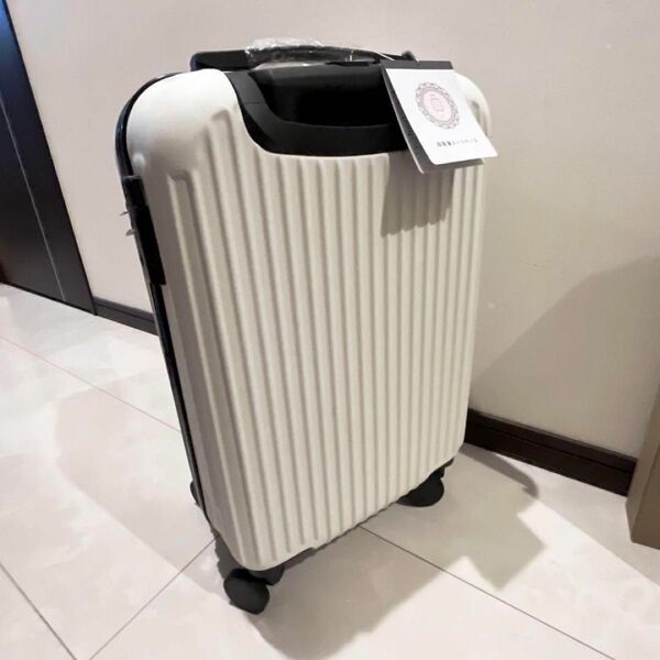 スーツケース キャリーケース キャリーバッグ 機内持ち込み 旅行 カバン 白