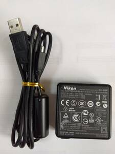 ★純正・美品★ Nikon ニコン ACアダプタ EH-69P + USBケーブル COOLPIX用 充電器