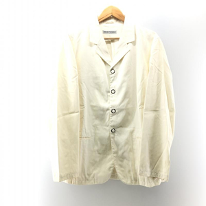 【中古】EMPORIO ARMANI 90～00s スナップボタンジャケット オフホワイト サイズ46　エンポリオアルマーニ[240024447703]