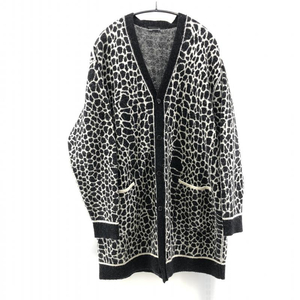 【中古】LADMUSICIAN Double Jacquard Cardigan レオパード サイズ44 2216-022　ラッドミュージシャン[240024450859]