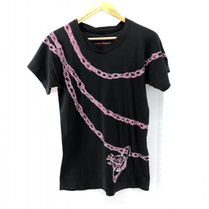 【中古】vivienne westwood RED LABEL ChainOrbPrint Tシャツ サイズ1　ヴィヴィアンウエストウッド[240024451130]