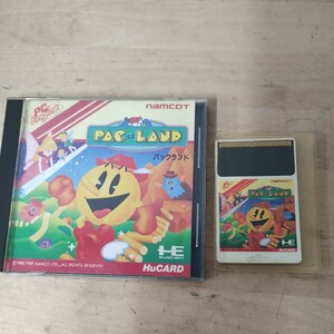 PCエンジン Huカード パックランド 箱説付き ナムコ ナムコット レトロゲーム PC-Engine Hu Card Pac Land CIB Namco Namcot