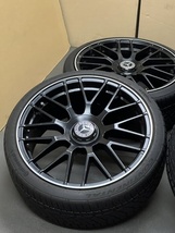 ホイール付タイヤ４本セット メルセデスベンツ AMGタイプ BBSタイプ 19×8.5JJ+45 PCD112 235/35/19 コンチネンタル 極美品タイヤ_画像4