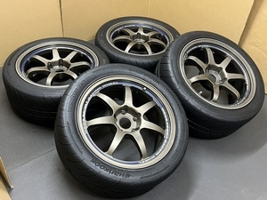 ホイール付タイヤ４本セット WEDS SPORT RACING 17×8JJ+35 17×9JJ+35 PCD114.3 255/40/17 HANKOOK 2020) GTR, ZRフェアレディ 等