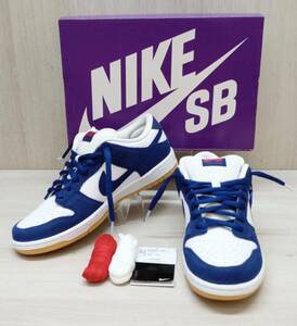 NIKE SB/ナイキエスビー/スニーカー/DUNK LOW PRO PRM/DO9395-400/Los Angeles Dodgers/ブルー×ホワイト/28cm