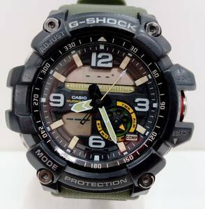 ジャンク CASIO G‐SHOCK GG-1000-1A3JF 腕時計 カーキ デジアナ