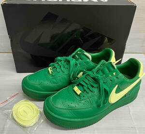 AMBUSH × Nike Air Force 1 アンブッシュ ナイキエアフォース1 DV3464-300 メンズ スニーカー グリーン イエロー 27.5cm 箱 替え紐あり