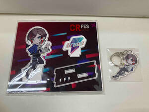 u..CR FES 2023 CRfes acrylic fiber stand acrylic fiber key holder set Crazy raccon uruca