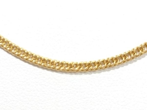 【造幣局刻印】K18 ゴールド (総8.2g) 44.5cm デザイン ネックレス