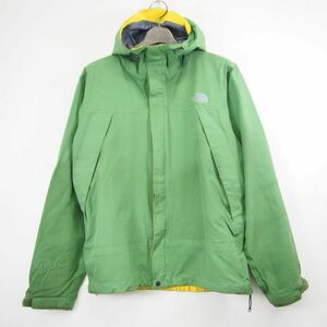 ノースフェイス THE NORTH FACE RAINTEX AERO Men's NP11215 ナイロンレインパーカー(L)グリーン