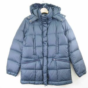 エディーバウアー Eddie Bauer フード付フルジップダウンジャケット*ダウンパーカー*EB900FILL(PS)ネイビー