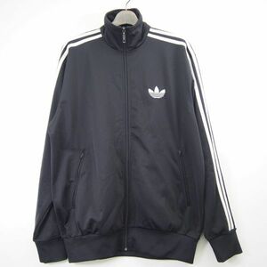 アディダスオリジナルス adidas Originals トレフォイルロゴ トラックジャケット トラックトップ ジャージ(XO)ブラック/ファイヤーバード