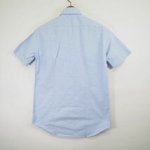 鎌倉シャツ Maker's Shirt 鎌倉 半袖オックスフォードシャツ(S)ブルー/日本製_画像4