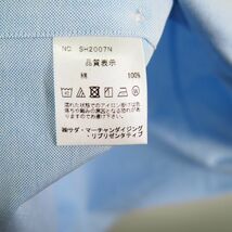鎌倉シャツ Maker's Shirt 鎌倉 半袖オックスフォードシャツ(S)ブルー/日本製_画像3