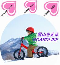 6橙色■スノーボードライク■２WAY■ボードライク■キックバイク■ストライダー■スノーストライダー■そり■スタンド■バイクスタンド_画像1