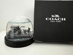 COACH スノードーム ノベルティ