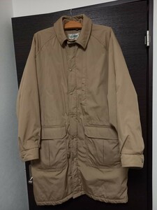 良品　USA製 80s L.L.Bean ストーム コート storm coat ビンテージ　サイズL　美品　シンサレート バーズアイ トート エルエル ビーン 70s