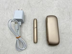 【1円スタート】② IQOS 3 デュオ ブリリアントゴールド DUO A1505 アイコス3 MK0116N