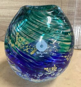 the glass studio in otaru ザ・グラス・スタジオ・イン・オタル 小樽　フラワーベース　 花瓶 　美品　札幌発