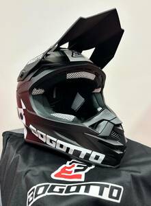 新品 Bogotto オフロードヘルメット V328 XADREZ カーボンモデル ブラック・ホワイト サイズ L 送料込 28,000円 BH328XCBKWHL