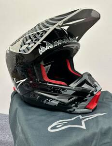 新品 Alpinestars SM5 アルパインスターズ S-M5 Solar オフロードヘルメット ブラック・グレー サイズ L 送料込29,800円 ALHM5SRBGGGL